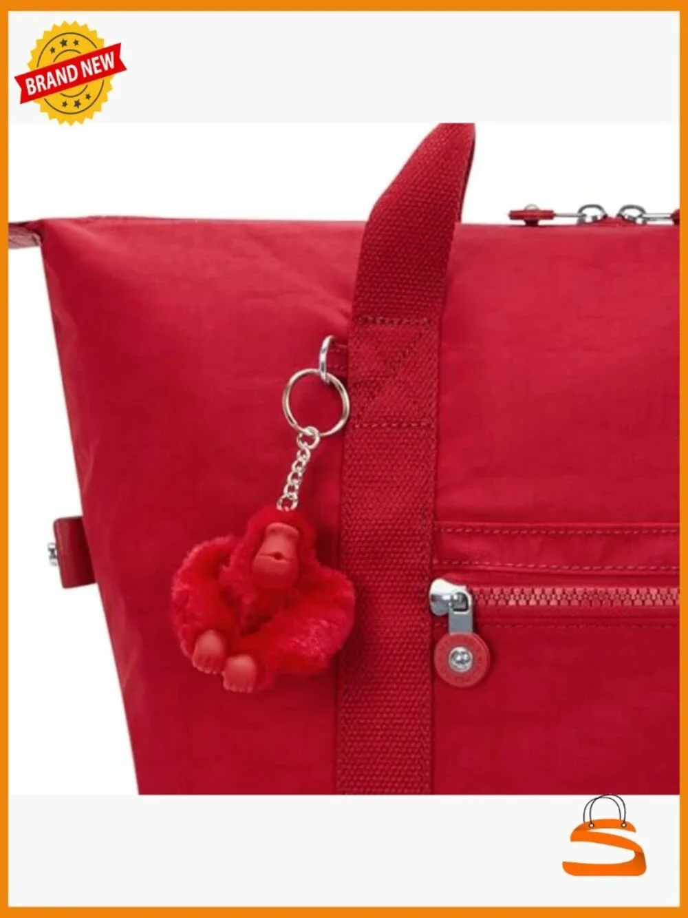 Nylon Fashion Backpack with Laptop Compartment Lightweight Travel Bag